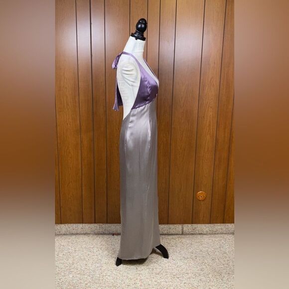 Frederick Anderson Silk Halter Gown size 8 - Picture 11 of 13